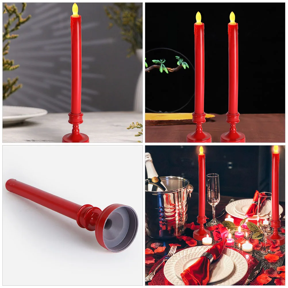 2pcs Led Electronic Lights Flameless Taper Candles Operated Reusable Decorative Lights Remote Controller
2pcs Led Electronic Lights Flameless Taper Candles Operated Reusable Decorative Lights Remote Controller
