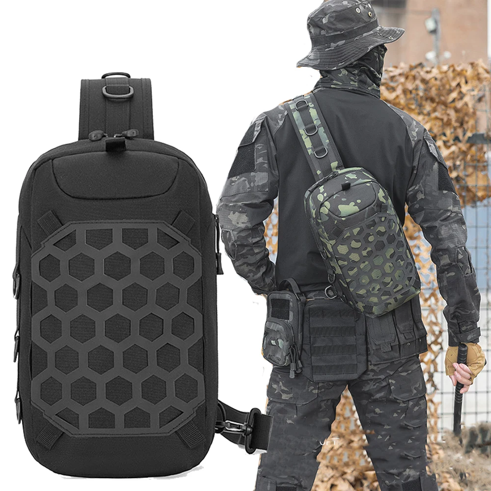 Tactical Backpack Multi-Function Waterproof Single-Shoulder Mountaineering Backpack for Outdoor CS Hunting Hiking Camping Travel
Tactical Backpack Multi-Function Waterproof Single-Shoulder Mountaineering Backpack for Outdoor CS Hunting Hiking Camping Travel