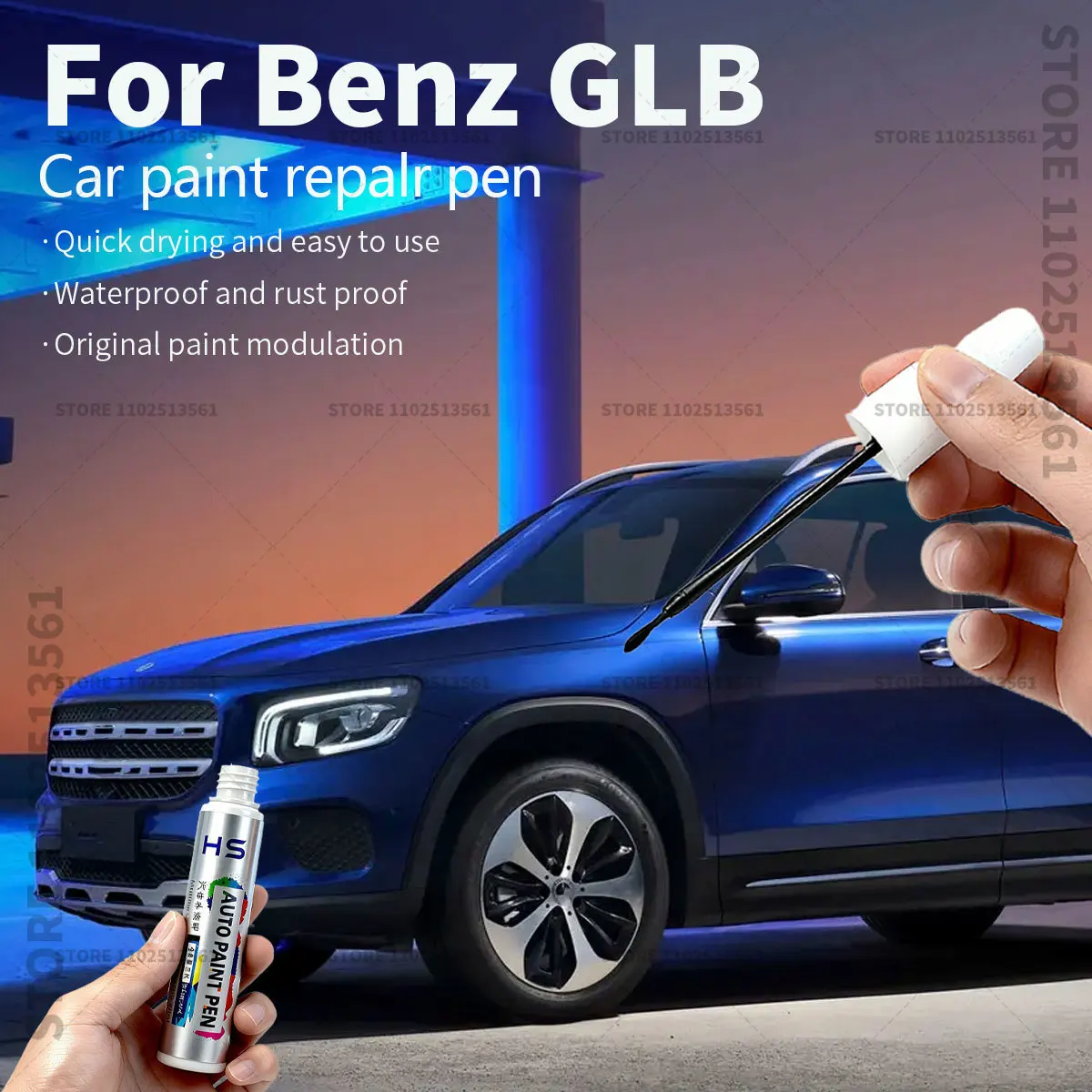 Car Paint Repair Pen For Mercedes-Benz GLB Touch Up Scratch Remover DIY Auto Accessories White 144 149 Blue 896 Black 191 Silver
Car Paint Repair Pen For Mercedes-Benz GLB Touch Up Scratch Remover DIY Auto Accessories White 144 149 Blue 896 Black 191 Silver