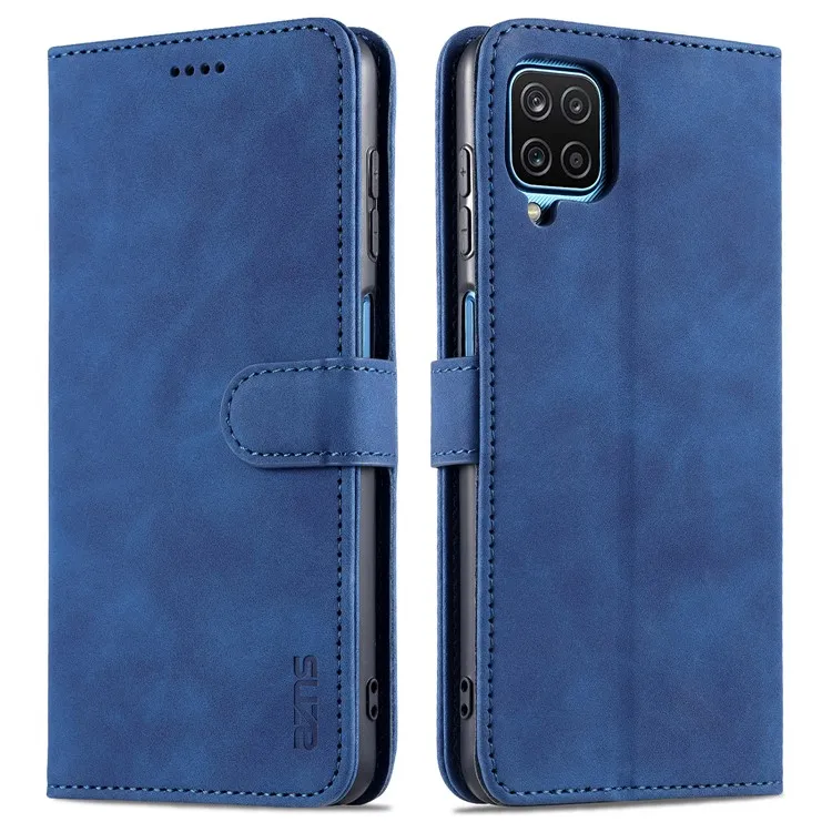 AZNS PU Leather Phone Cover Wallet Case with Stand for Samsung Galaxy A12 - Blue
AZNS PU Leather Phone Cover Wallet Case with Stand for Samsung Galaxy A12 - Blue