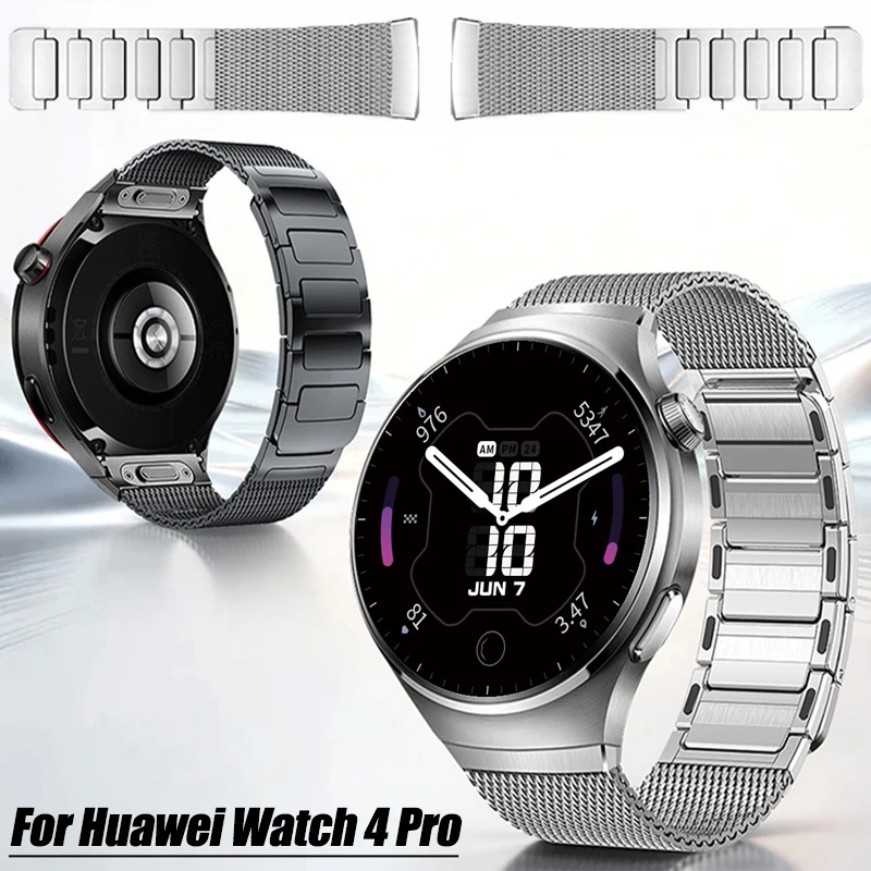 New 2026 Suitable for Huawei Watch 4 Pro Band - Metal Stainless Steel Magnetic Snap-on Seamless Watch Strap For Huawei Watch4Pro
New 2026 Suitable for Huawei Watch 4 Pro Band - Metal Stainless Steel Magnetic Snap-on Seamless Watch Strap For Huawei Watch4Pro