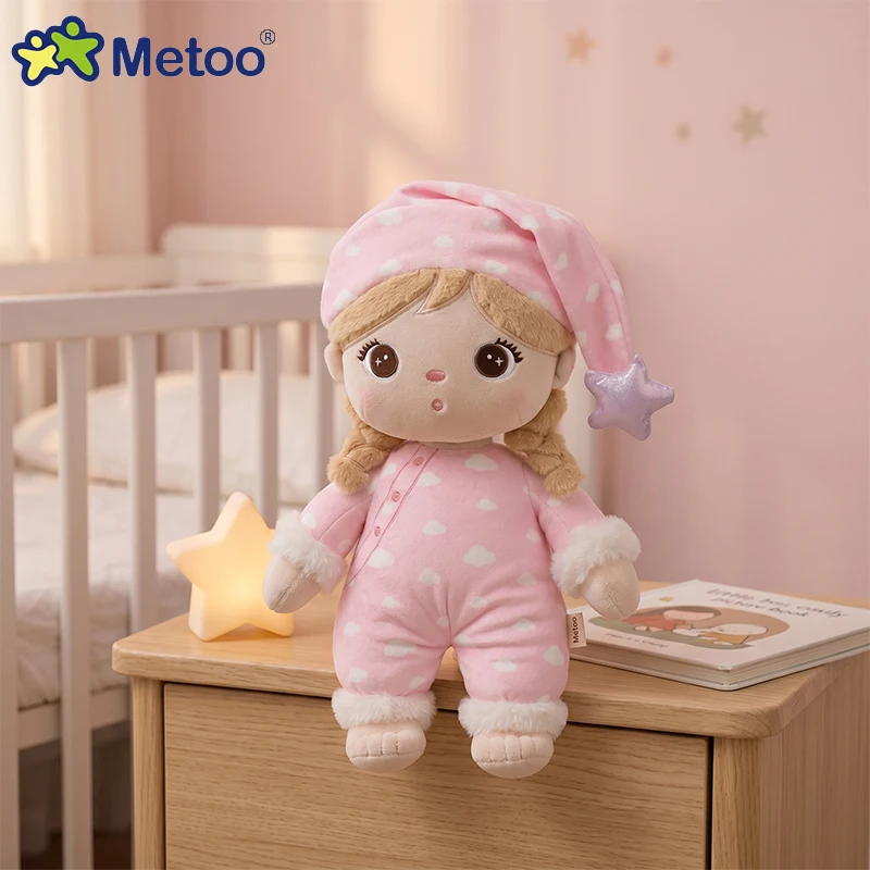 31cm Huggable Plushies Pink Pajama-Style Plush Doll for Baby Girls Boys Infant Toddler Stuffed Toys Original Metoo Dolls
31cm Huggable Plushies Pink Pajama-Style Plush Doll for Baby Girls Boys Infant Toddler Stuffed Toys Original Metoo Dolls