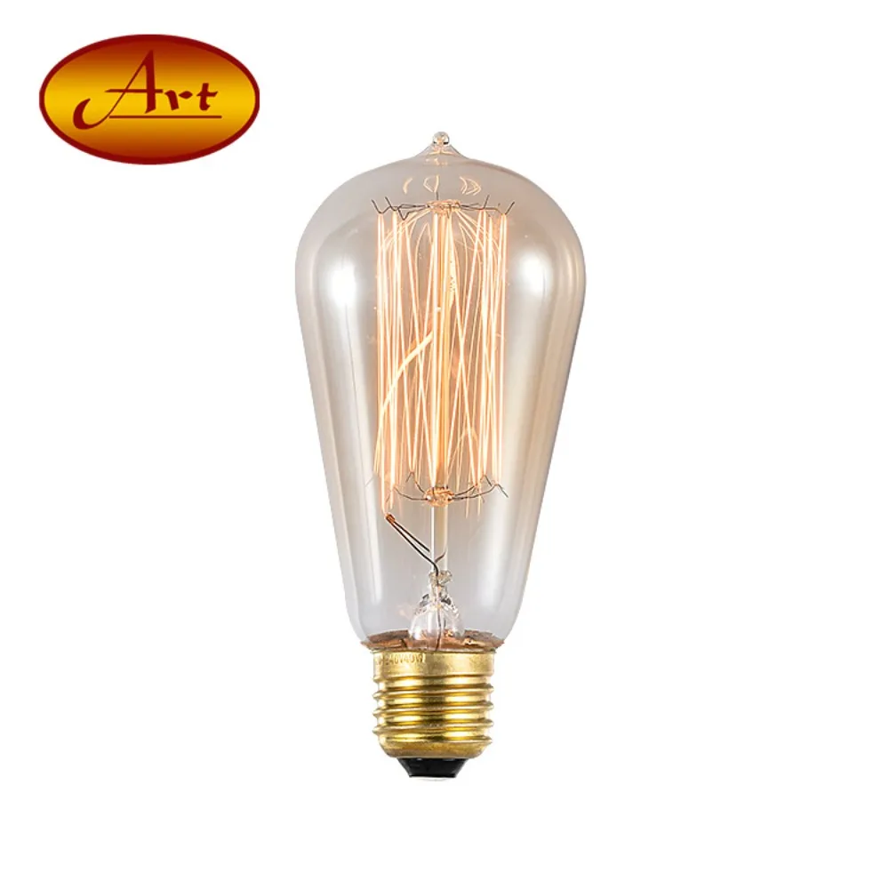 Hot 40W Crystal Light Bulb ST58 E27 Candle Bulb Light straight wire 220V ST58LED Light Bulb Home Decoration
Hot 40W Crystal Light Bulb ST58 E27 Candle Bulb Light straight wire 220V ST58LED Light Bulb Home Decoration
