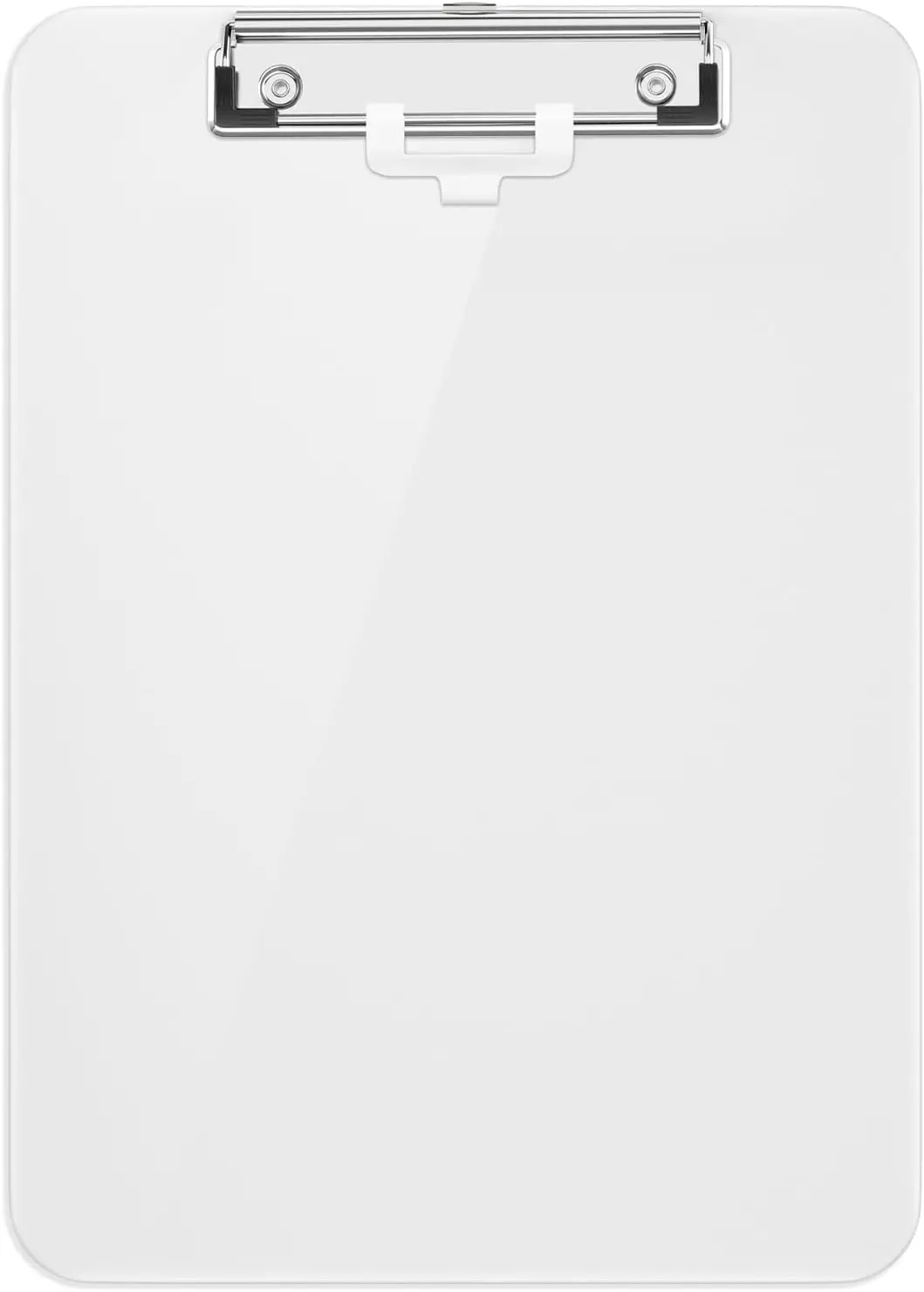 Plastic Clipboard with Pen Holder, Low Profile Clip for A4 Letter Size Paper, 12.5x9 Inch White
Plastic Clipboard with Pen Holder, Low Profile Clip for A4 Letter Size Paper, 12.5x9 Inch White