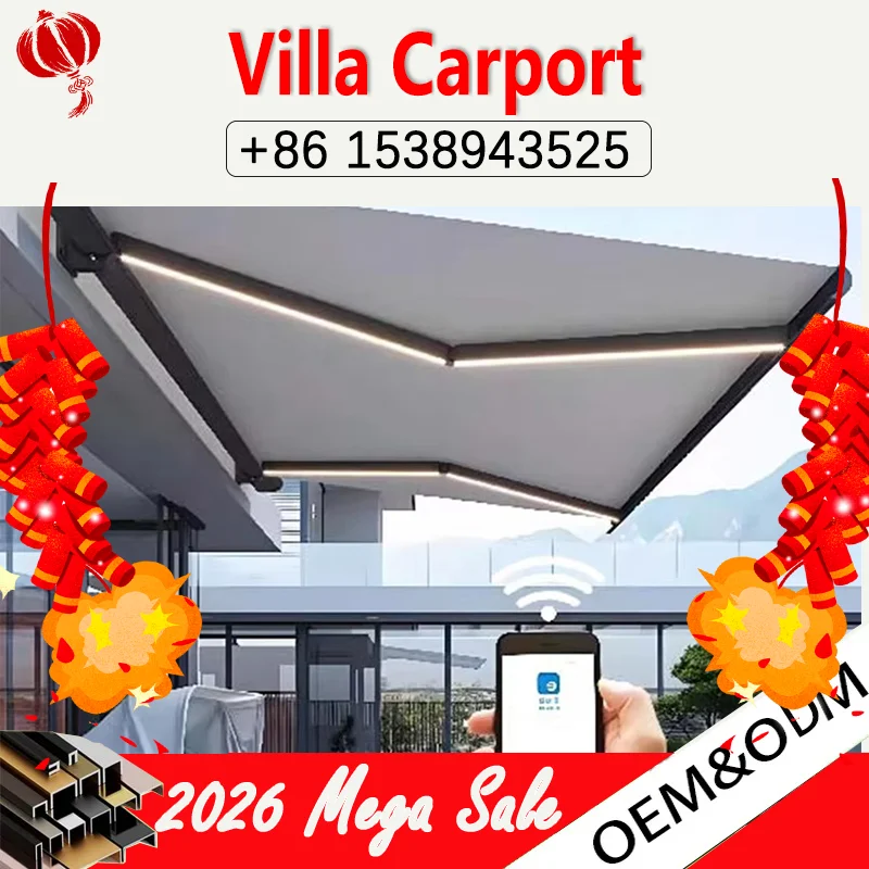 Electric outdoor aluminum alloy electric sunshade awning balcony sunshade awning foldable full box telescopic roof box awning
Electric outdoor aluminum alloy electric sunshade awning balcony sunshade awning foldable full box telescopic roof box awning