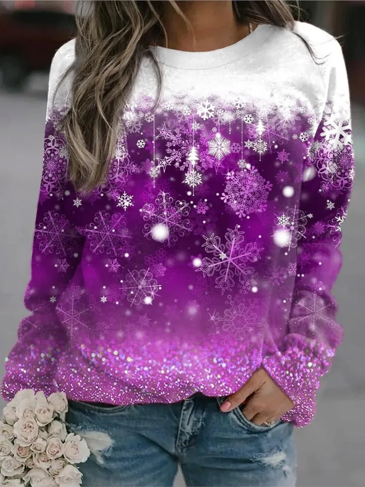 Autumn Winter Print Hoodie Lady Fashion Long Sleeve O Neck Pullover Tops For Women Casual Holiday Christmas Womens Clothing New
Autumn Winter Print Hoodie Lady Fashion Long Sleeve O Neck Pullover Tops For Women Casual Holiday Christmas Womens Clothing New
