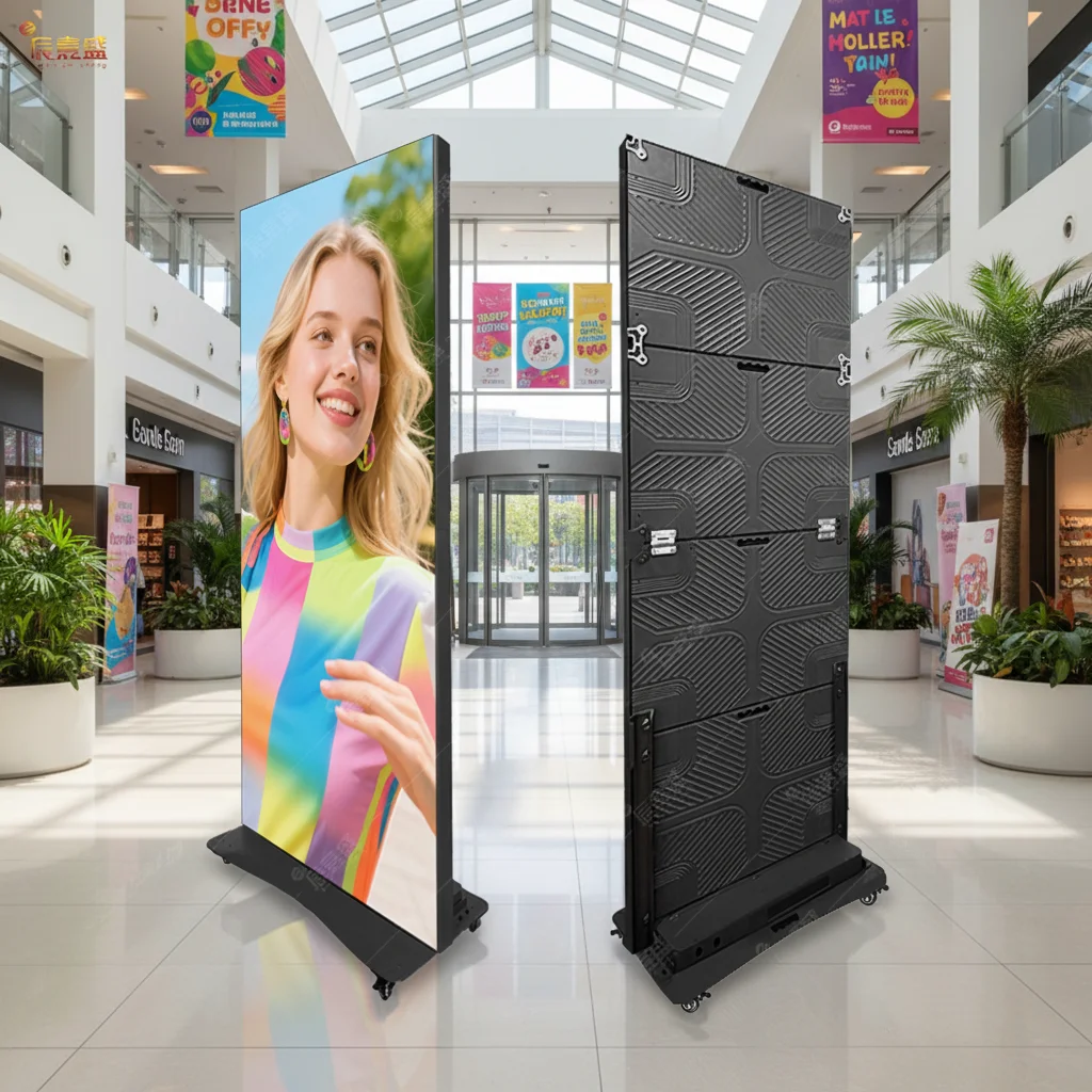 P1.25 P1.5 P1.86 Portable Floor Standing Indoor Outdoor Ad Movable Intelligent Foldable Advertising Screen Led Poster Display
P1.25 P1.5 P1.86 Portable Floor Standing Indoor Outdoor Ad Movable Intelligent Foldable Advertising Screen Led Poster Display