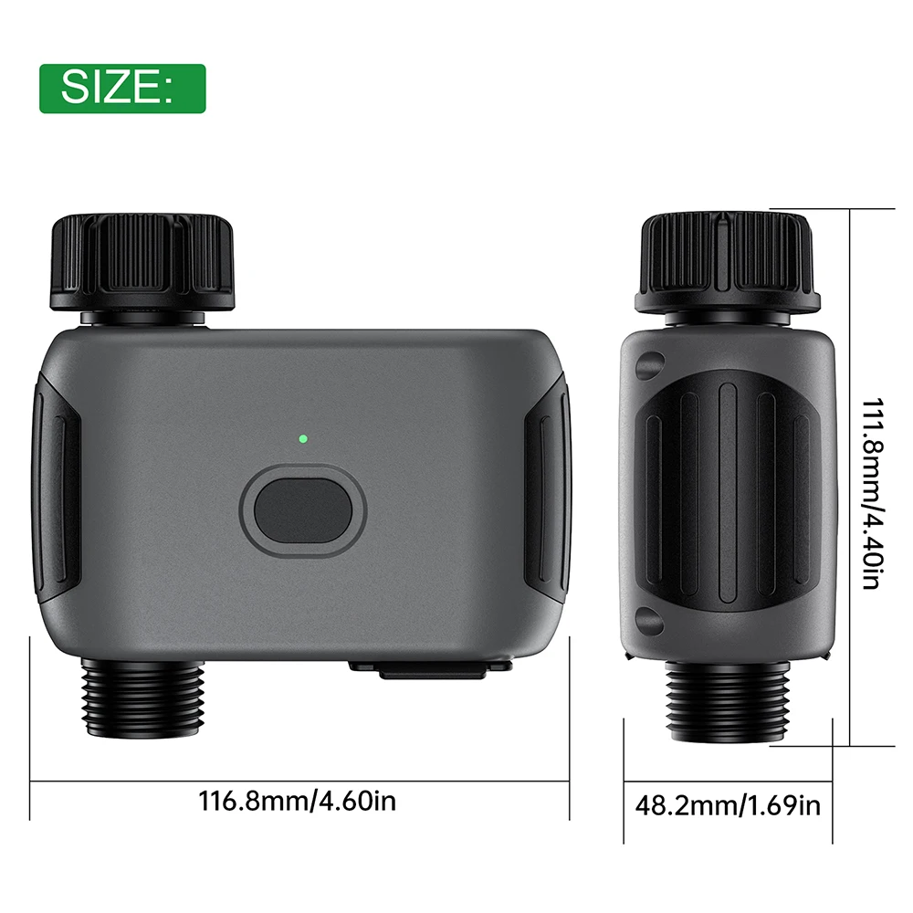Bluetooth-compatible Garden Water Valve Tuya Irrigation Timer Remote Controller Filter Programmable Timed Sprinkler Home Garden
Bluetooth-compatible Garden Water Valve Tuya Irrigation Timer Remote Controller Filter Programmable Timed Sprinkler Home Garden
