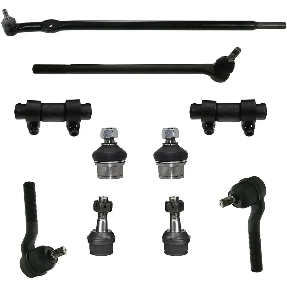 10-Piece Steering & Suspension Kit for 1985-1994 Ford F-250 4WD, Includes Drag Links, Tie Rod Ends & Ball Joints
10-Piece Steering & Suspension Kit for 1985-1994 Ford F-250 4WD, Includes Drag Links, Tie Rod Ends & Ball Joints