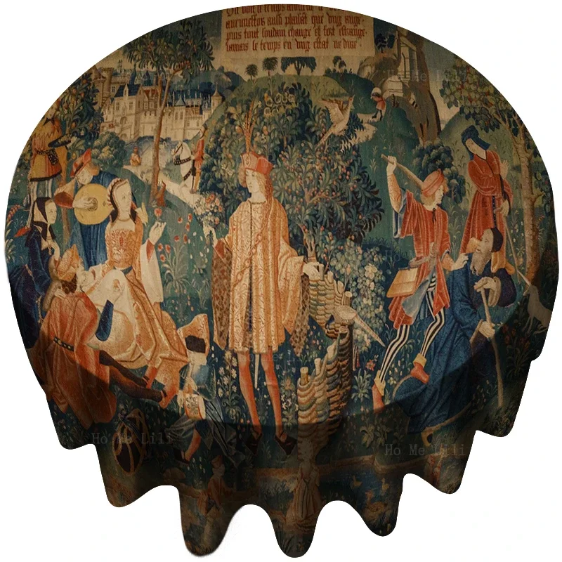 Medieval Retro Art Taste The Lady And Last Unicorn Hunt Captivity Bible History Round Tablecloth By Ho Me Lili For Table Decor
Medieval Retro Art Taste The Lady And Last Unicorn Hunt Captivity Bible History Round Tablecloth By Ho Me Lili For Table Decor