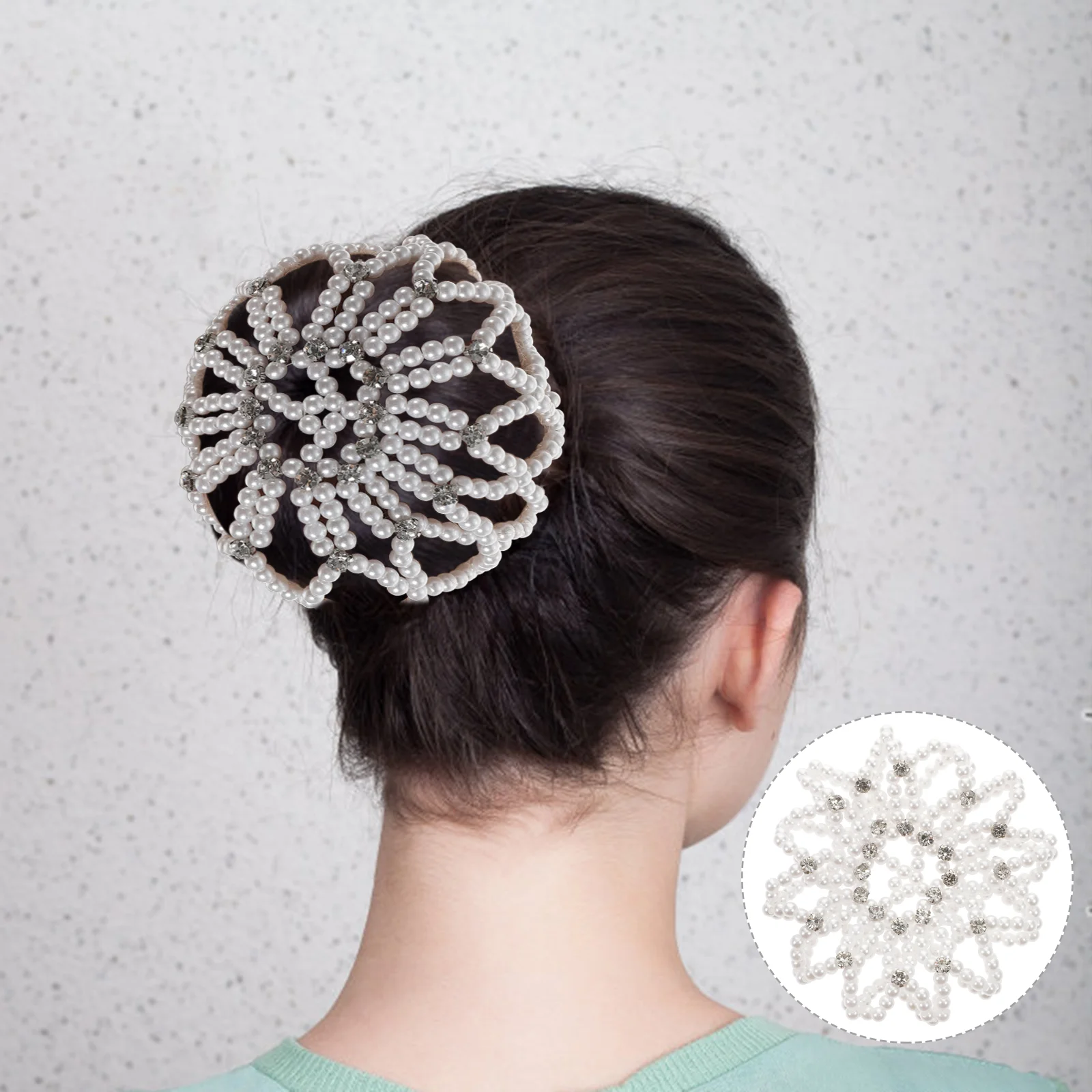 Long Lasting Hair Accessories Pearl Snood Grace Dance Performance Rhinestone Practical
Long Lasting Hair Accessories Pearl Snood Grace Dance Performance Rhinestone Practical