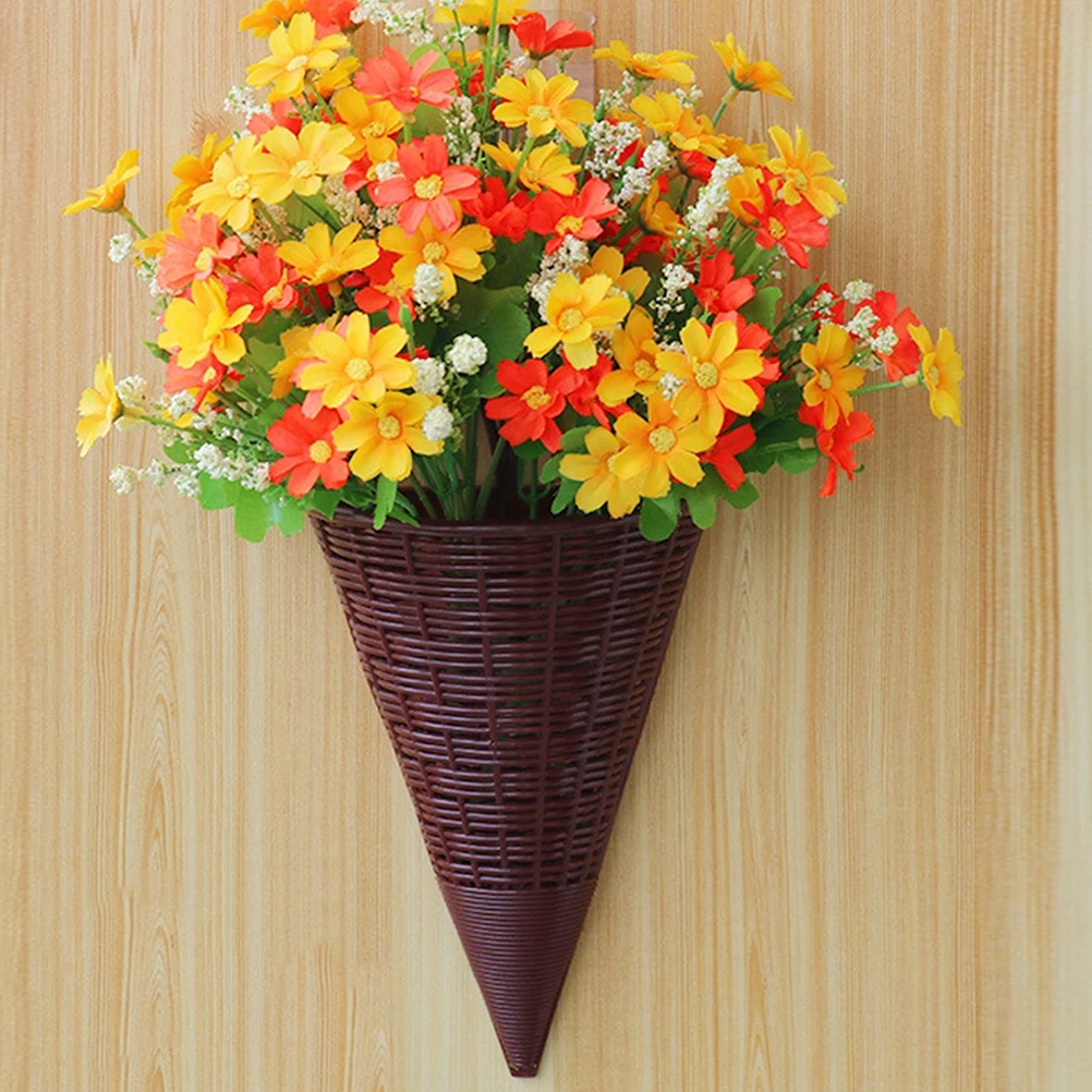 3Pcs Imitation Rattan Orchid Baskets Wall Hanging Orchid Basket flower Wall Planter multiuse flower Woven Pot decor
3Pcs Imitation Rattan Orchid Baskets Wall Hanging Orchid Basket flower Wall Planter multiuse flower Woven Pot decor