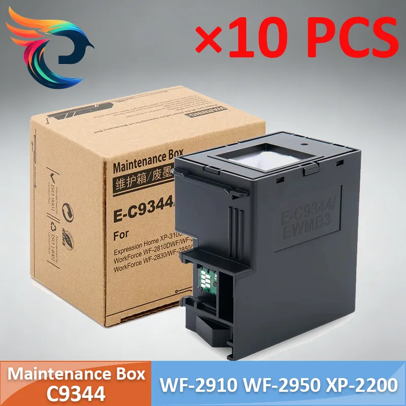 10PCS C9344 Maintenance Box For Epson WF-2910 WF-2950 2930 2935 L5590 L3550 XP-2200 XP-2205L XP-3200 3205 2100 2105 Printers
10PCS C9344 Maintenance Box For Epson WF-2910 WF-2950 2930 2935 L5590 L3550 XP-2200 XP-2205L XP-3200 3205 2100 2105 Printers