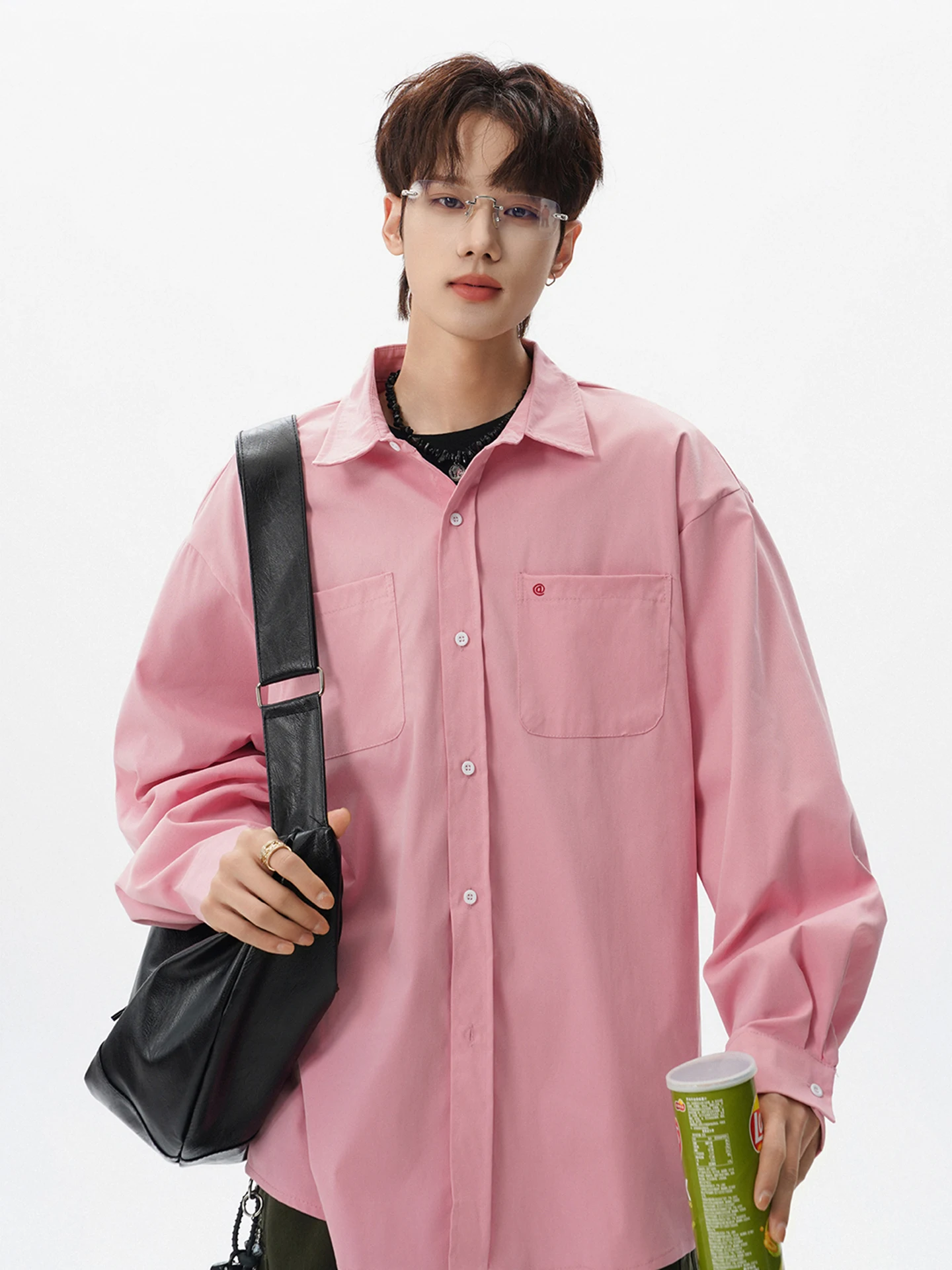 Cleanfit Dopaamine Pure Color Long Sleeve Casual Shirt for Men Spring New Design Loose Fit Stylish Polyester Fiber Shirt
Cleanfit Dopaamine Pure Color Long Sleeve Casual Shirt for Men Spring New Design Loose Fit Stylish Polyester Fiber Shirt