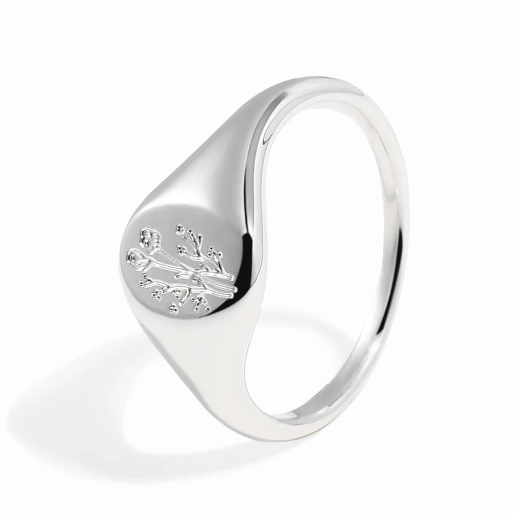 Glossisland 925 silver plated stainless steel ladies Stainless steel ring wildflower Silver white trendy jewelry accessories
Glossisland 925 silver plated stainless steel ladies Stainless steel ring wildflower Silver white trendy jewelry accessories