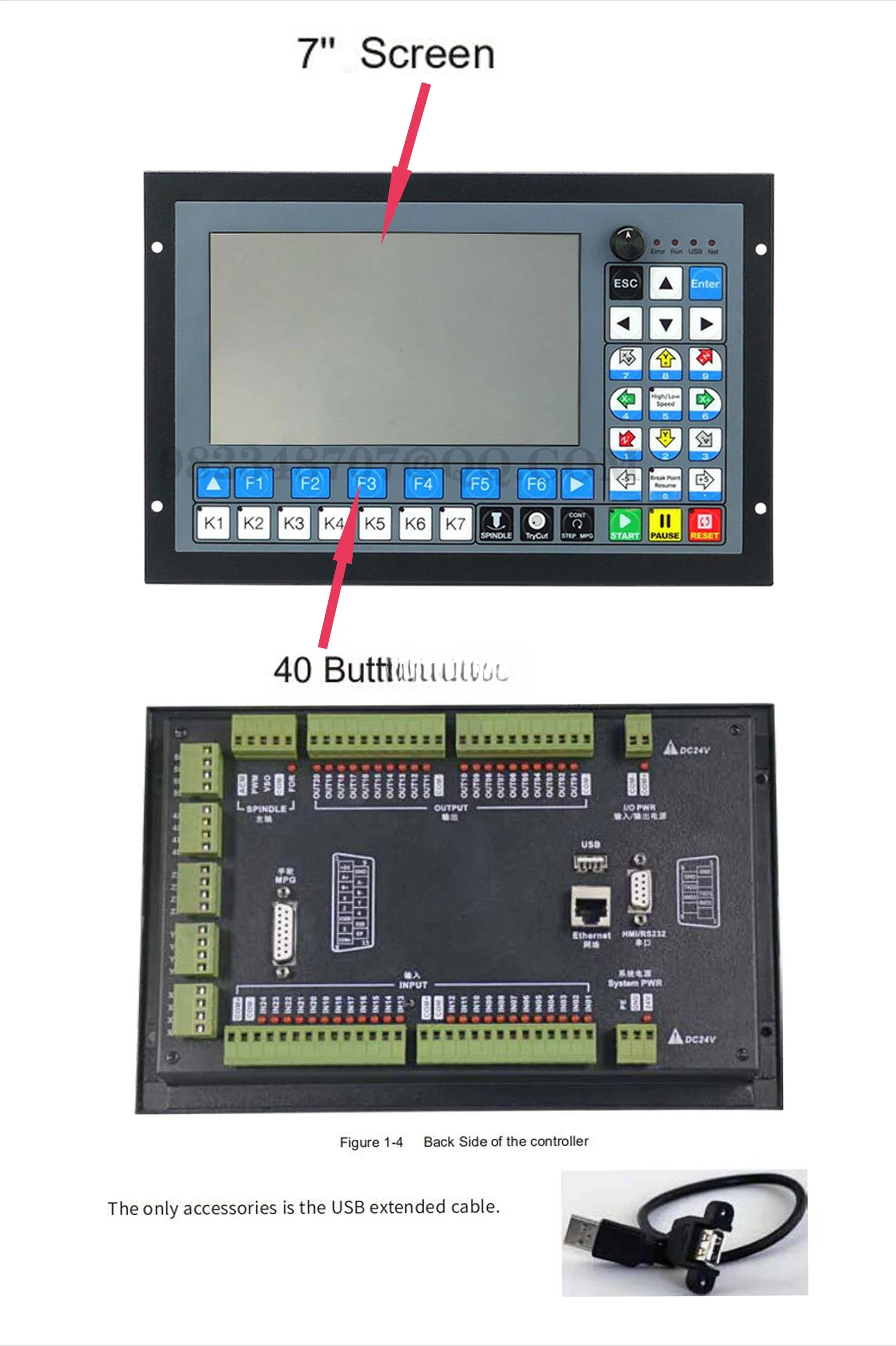 CNC M350/DDCS-EXPERT 3/4/5 axis CNC controller, z axis probe, supporting closed-loop stepping machine, replacing ddcsv3.1mpg
CNC M350/DDCS-EXPERT 3/4/5 axis CNC controller, z axis probe, supporting closed-loop stepping machine, replacing ddcsv3.1mpg