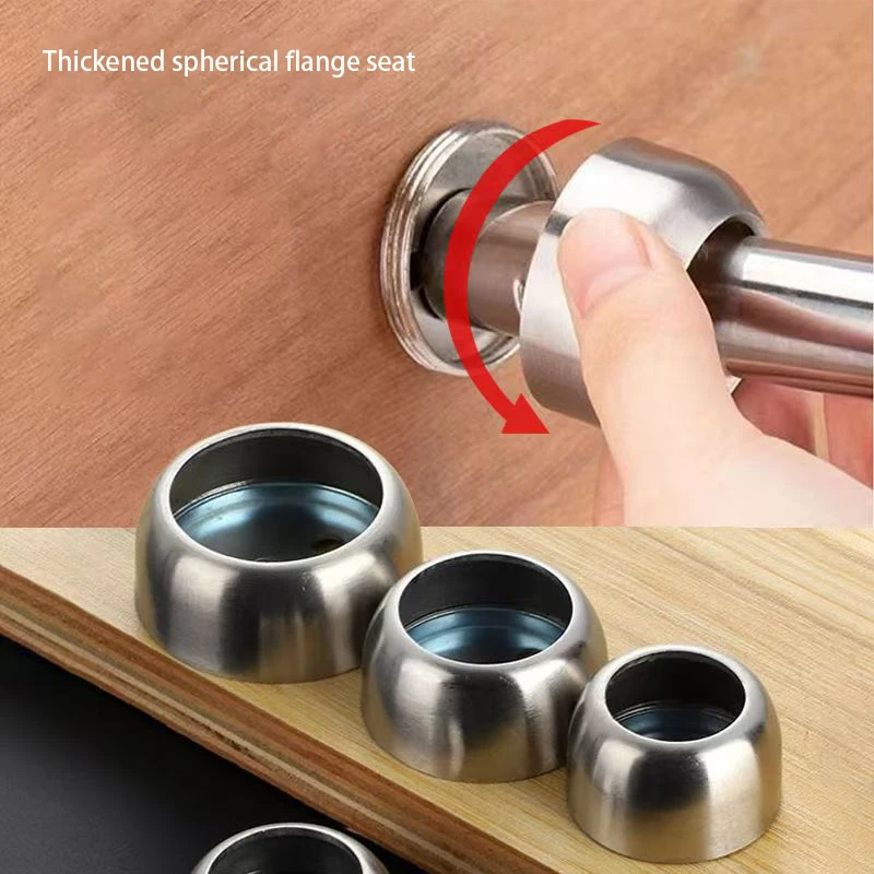 304 Stainless Steel Flange Base, Round Tube Base, Wardrobe Pole Side Installation, Spherical Clothes Drying Flange Base
304 Stainless Steel Flange Base, Round Tube Base, Wardrobe Pole Side Installation, Spherical Clothes Drying Flange Base