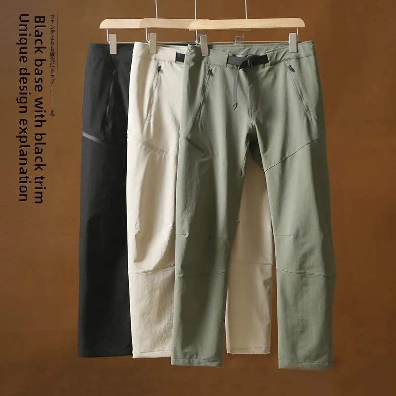 High-End Men's Outdoor Casual Pants Qui Dry 3D Tailoring Spring Summer New Sle Hiking Straight Leg mid Waist Trousers
High-End Men's Outdoor Casual Pants Qui Dry 3D Tailoring Spring Summer New Sle Hiking Straight Leg mid Waist Trousers
