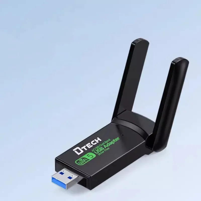 DTECH Dual Band Driver Free AC1300Mbps USB Wifi Wireless Network Adapter