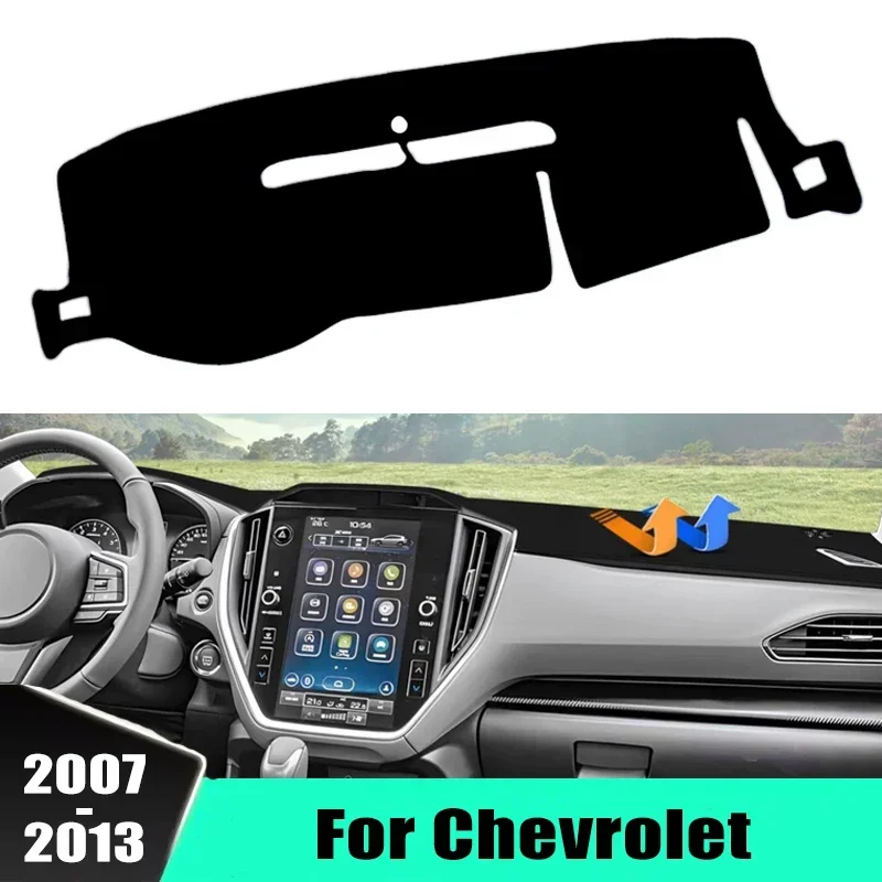 For Chevrolet 2007-2013 Models Car Dashboard Cover Sun Shade Mats Avoid Light Pads Instrument Panel Protective Car Accessories
For Chevrolet 2007-2013 Models Car Dashboard Cover Sun Shade Mats Avoid Light Pads Instrument Panel Protective Car Accessories