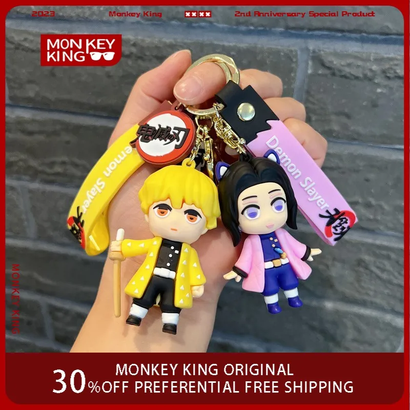 Demon Slayer Anime Peripherals 7cm Soft Rubber Doll KeyChain Cartoon Doll School Bag Pendant Hanging Decorations Couple Gift
Demon Slayer Anime Peripherals 7cm Soft Rubber Doll KeyChain Cartoon Doll School Bag Pendant Hanging Decorations Couple Gift