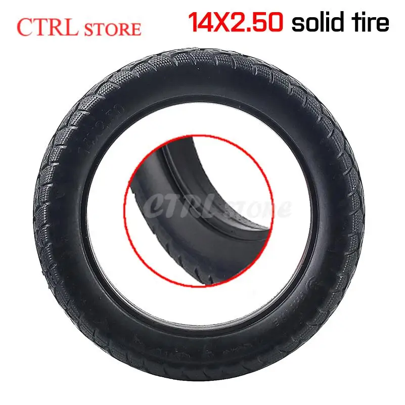 14 Inch 14x2.50 Solid Tire Non-Inflatable Polyurethane Rubber for Electric Bicycles Explosion-Proof Scooter Wheel
14 Inch 14x2.50 Solid Tire Non-Inflatable Polyurethane Rubber for Electric Bicycles Explosion-Proof Scooter Wheel