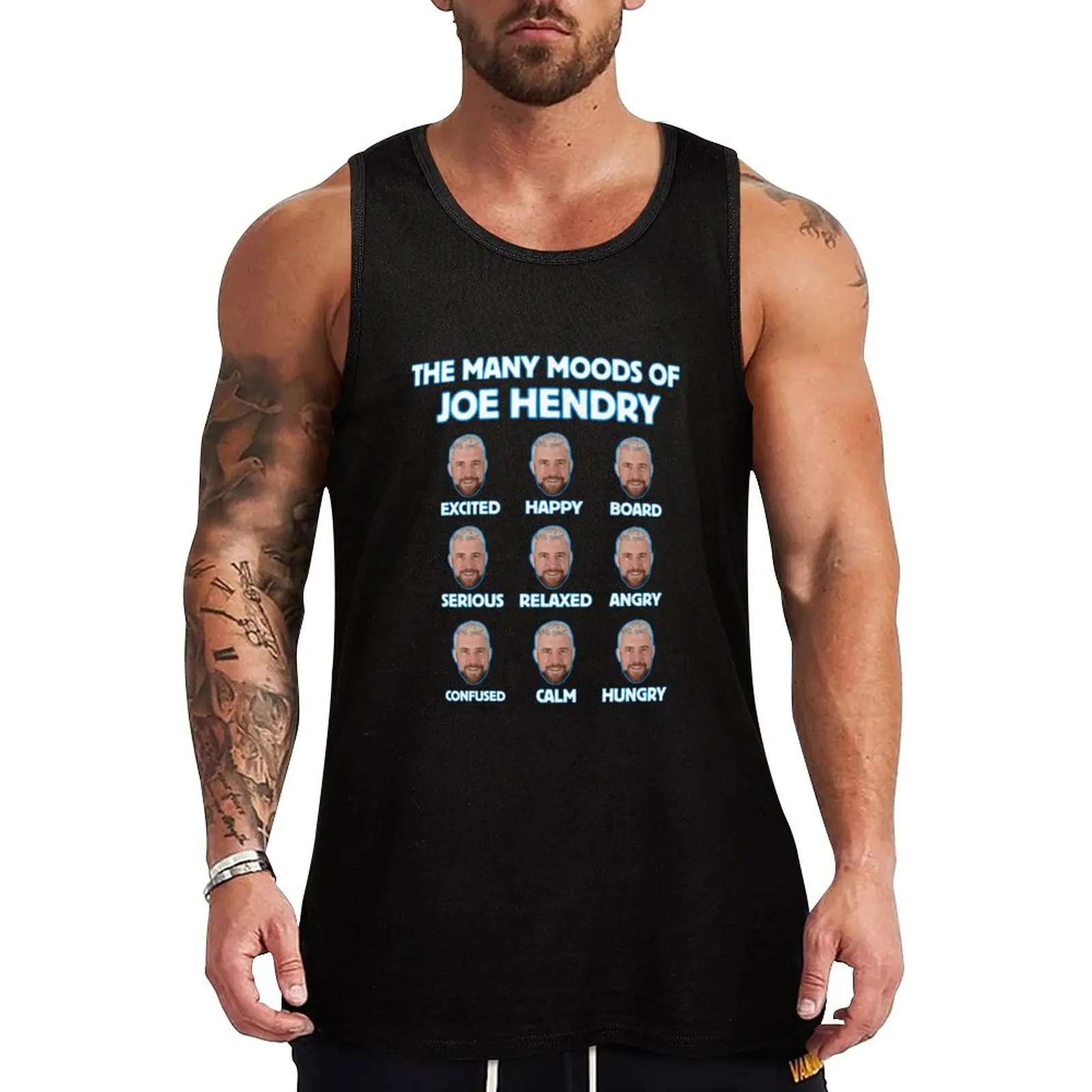 Many Moods Of Joe Hendry! Tank Top Gym Training Tank Top Quick Dry Athletic Sleeveless
Many Moods Of Joe Hendry! Tank Top Gym Training Tank Top Quick Dry Athletic Sleeveless