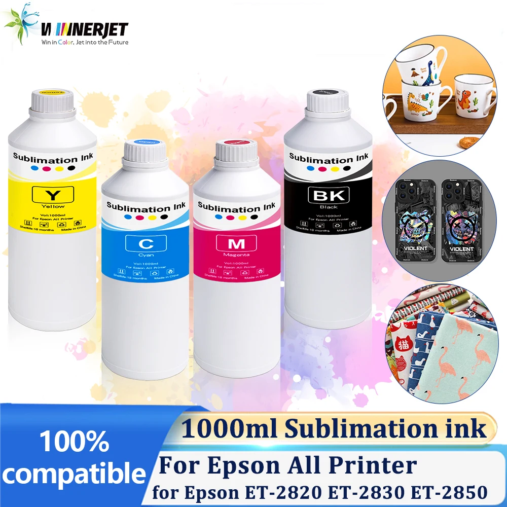 Сублимационные чернила Winnerjet 1000 мл для всех принтеров Epson ET-3700 ET-3800 ET-3850 ET-4800 ET-4810 ET-4850 ET-7700 ET-14000 ET-2720
Сублимационные чернила Winnerjet 1000 мл для всех принтеров Epson ET-3700 ET-3800 ET-3850 ET-4800 ET-4810 ET-4850 ET-7700 ET-14000 ET-2720