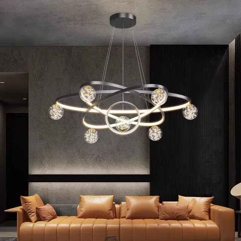 Home living decoration ring Pendant led Chandelier indoor lights hanging Ceiling lamps dining fixture lustre Bedroom accessories
Home living decoration ring Pendant led Chandelier indoor lights hanging Ceiling lamps dining fixture lustre Bedroom accessories