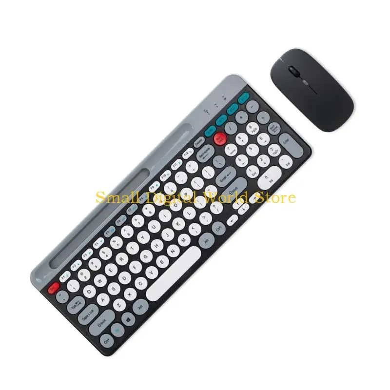 77UB Portable Keyboards Mouse Combo with Easy 2.4G Wireless Bluetooth-compatible Technology, and Convenient Storage Slot
77UB Portable Keyboards Mouse Combo with Easy 2.4G Wireless Bluetooth-compatible Technology, and Convenient Storage Slot