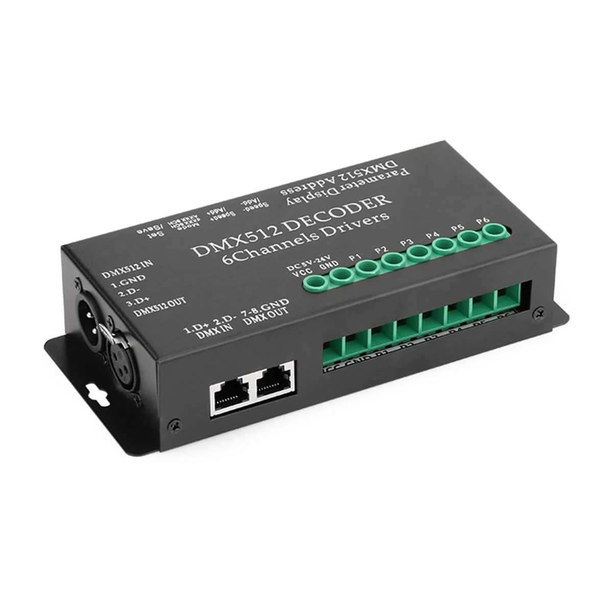 Розничная торговля! Светодиодное освещение Декодер DMX512, консольный диммер RGB 6-контактный, для светодиодного крана с постоянной регулировкой яркости, барного света, светодиодных источников и т. д.
Розничная торговля! Светодиодное освещение Декодер DMX512, консольный диммер RGB 6-контактный, для светодиодного крана с постоянной регулировкой яркости, барного света, светодиодных источников и т. д.