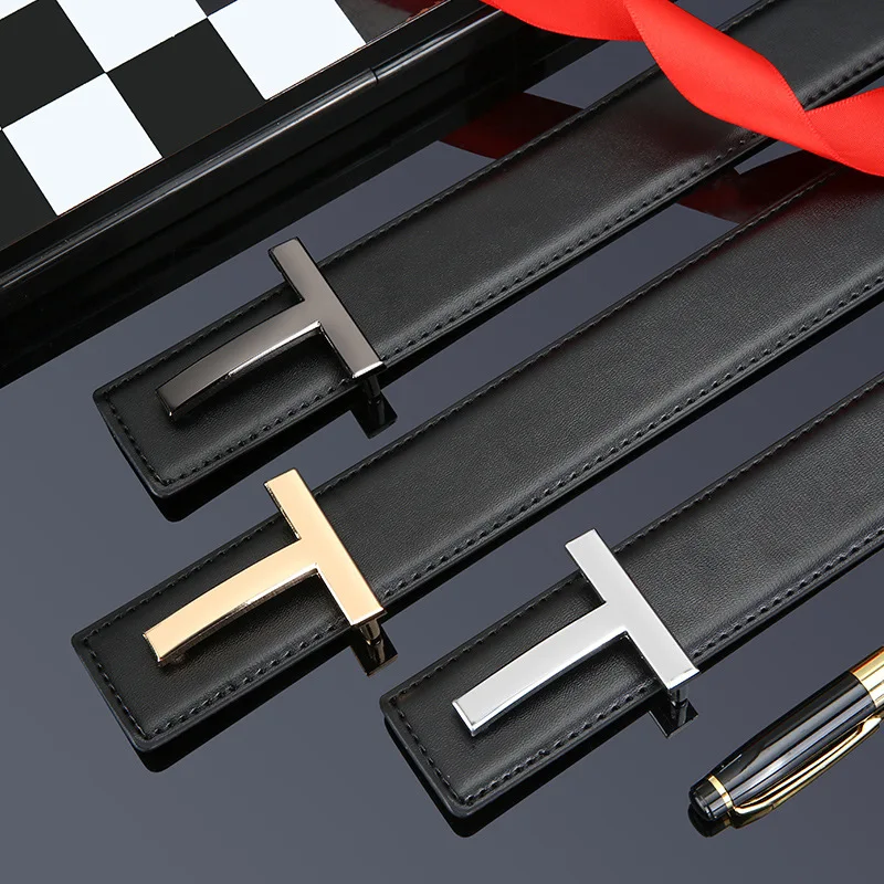 Men Genuine Leather Belt Internet Celebrity Hot Style, Smooth Buckle Fashion All-match T-buckle Pants Belt 3.8CM Ins Style
Men Genuine Leather Belt Internet Celebrity Hot Style, Smooth Buckle Fashion All-match T-buckle Pants Belt 3.8CM Ins Style