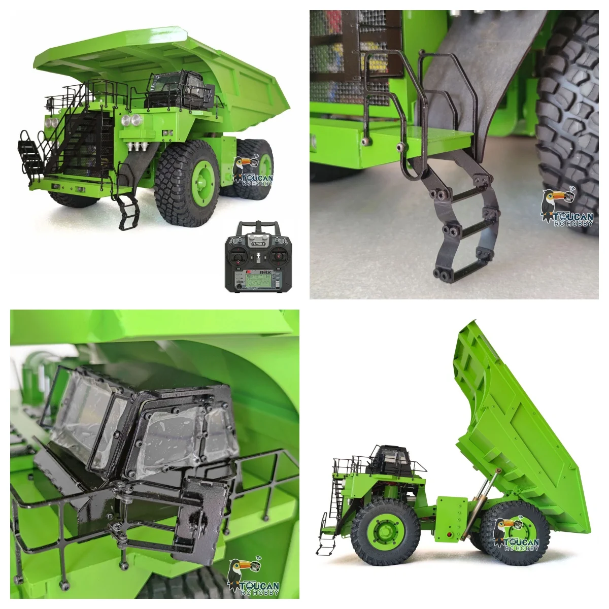 793D RC 1/20 Scale Hydraulic Metal Mining Truck Dumper Car I6X Radio Control Vehicle with Lights Warning Sounds Model TH21469
793D RC 1/20 Scale Hydraulic Metal Mining Truck Dumper Car I6X Radio Control Vehicle with Lights Warning Sounds Model TH21469