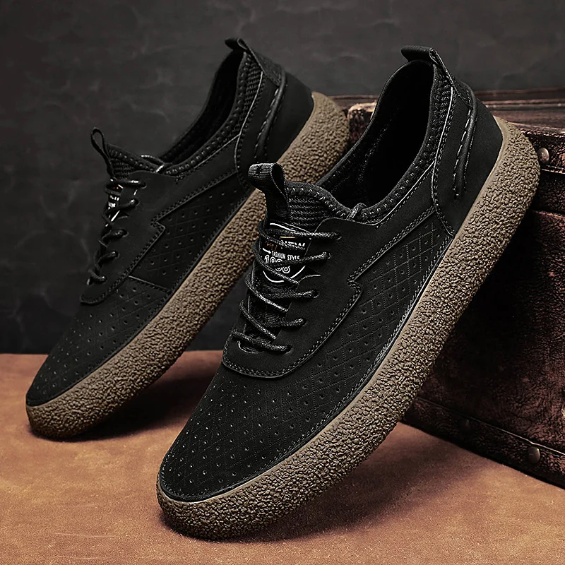 High Quality Men's Casual Shoes Breathable Summer Leather Shoes Wear-resistant Work Shoes Fashionable Flat Outdoor Sports Shoes
High Quality Men's Casual Shoes Breathable Summer Leather Shoes Wear-resistant Work Shoes Fashionable Flat Outdoor Sports Shoes