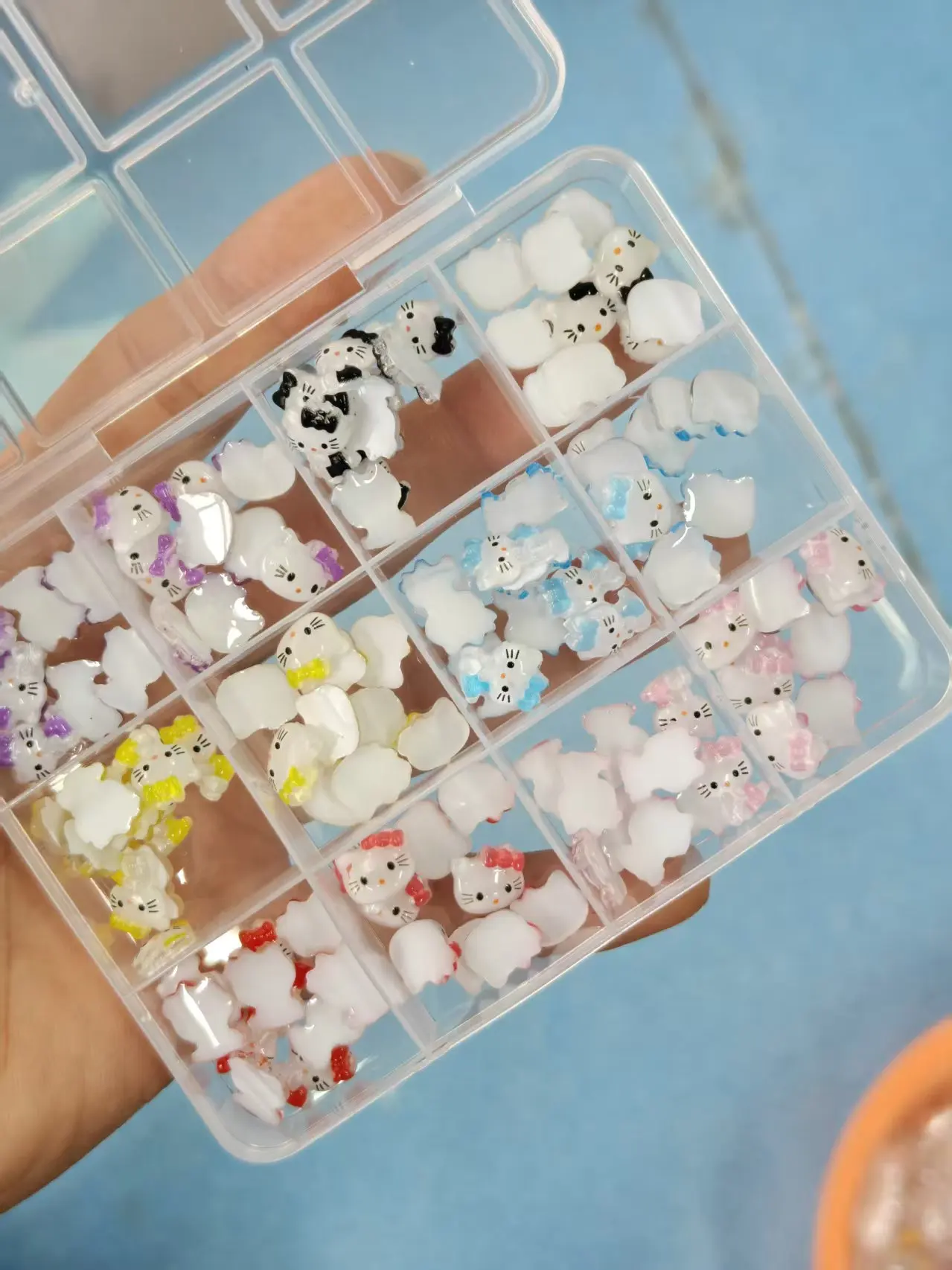 Cute Hello Kitty Nail Charms Resin Cartoon Cat Nail Art Decorations DIY Manicure Accessories for Acrylic Nails
Cute Hello Kitty Nail Charms Resin Cartoon Cat Nail Art Decorations DIY Manicure Accessories for Acrylic Nails