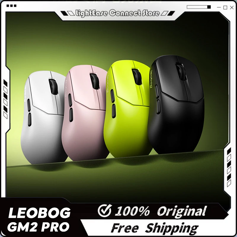 LEOBOG GM2 Pro 3 Mode Wireless Gaming Mouse Wired Bluetooth PAW3311 Sensor 24000 DPI 55g For FPS LOL Office And Esports Gamers
LEOBOG GM2 Pro 3 Mode Wireless Gaming Mouse Wired Bluetooth PAW3311 Sensor 24000 DPI 55g For FPS LOL Office And Esports Gamers
