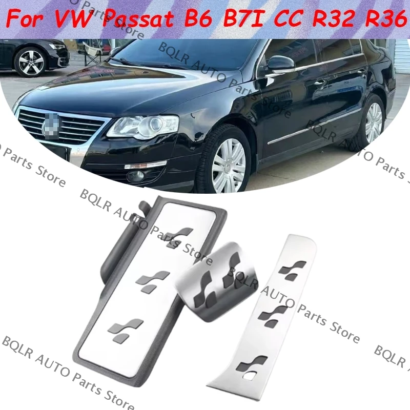 Автомобильные автоматические металлические педали для VW Passat B6 B7I CC R32 R36, подставка для ног из нержавеющей стали, крышка педали
Автомобильные автоматические металлические педали для VW Passat B6 B7I CC R32 R36, подставка для ног из нержавеющей стали, крышка педали