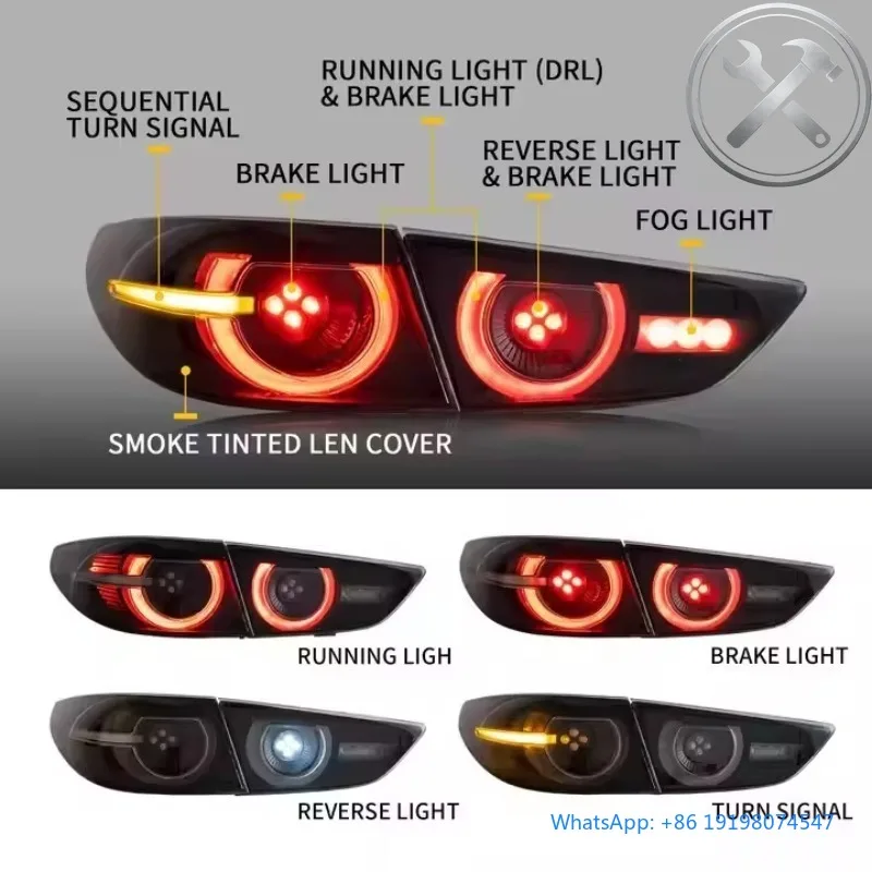 2019-2023 Compact Sedan CSP Chip Dynamic Welcome Full LED Taillights Assembly 12V 12W White Waterproof Auto Spare Parts
2019-2023 Compact Sedan CSP Chip Dynamic Welcome Full LED Taillights Assembly 12V 12W White Waterproof Auto Spare Parts