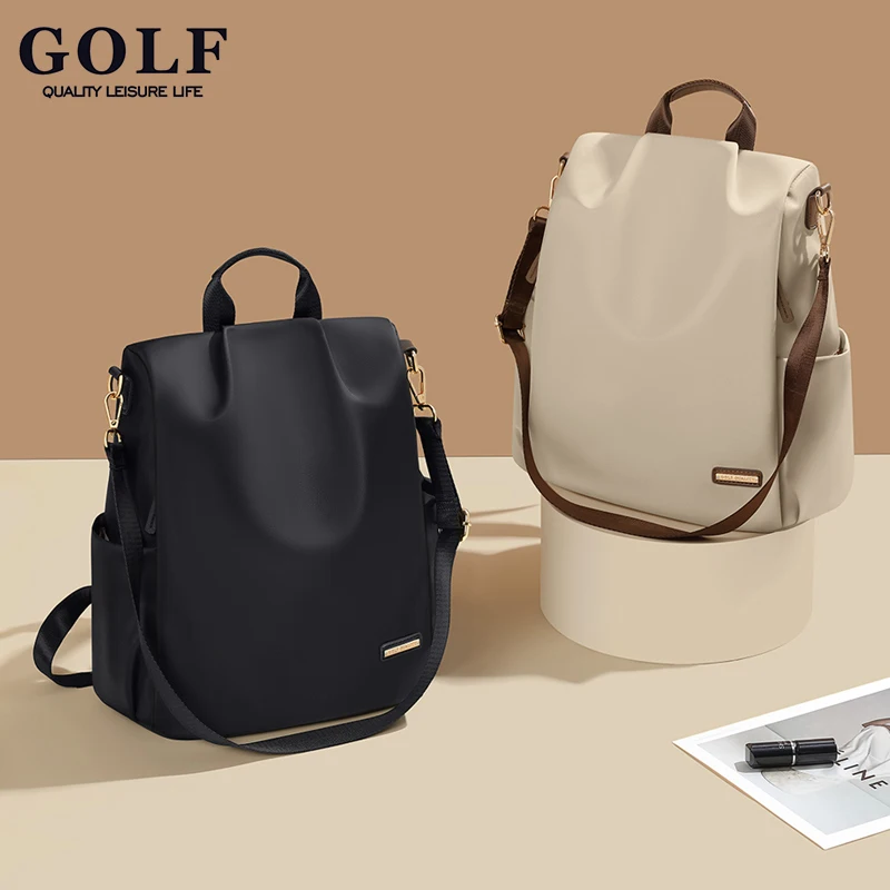 GOLF QUALITY Women's Waterproof Oxford Cloth Backpack Travel Fashion Laptop Bag Small Backpack School Bag Cute Sling Bag Black
GOLF QUALITY Women's Waterproof Oxford Cloth Backpack Travel Fashion Laptop Bag Small Backpack School Bag Cute Sling Bag Black