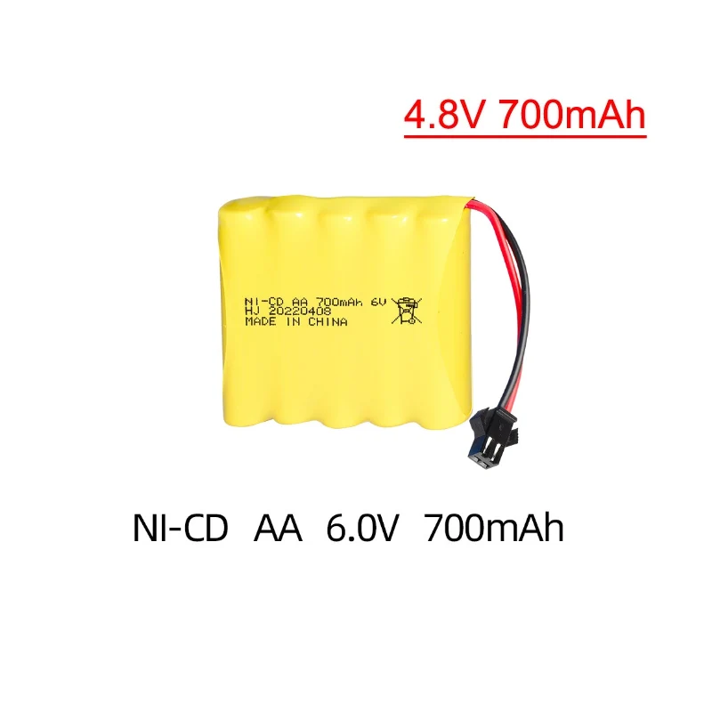 6V 700mAh Ni-CD Battery SM-2P With 6v USB charging cable Rechargeable AA Battery Pack for Remote Control Toy Car 6V Ni-CD
6V 700mAh Ni-CD Battery SM-2P With 6v USB charging cable Rechargeable AA Battery Pack for Remote Control Toy Car 6V Ni-CD