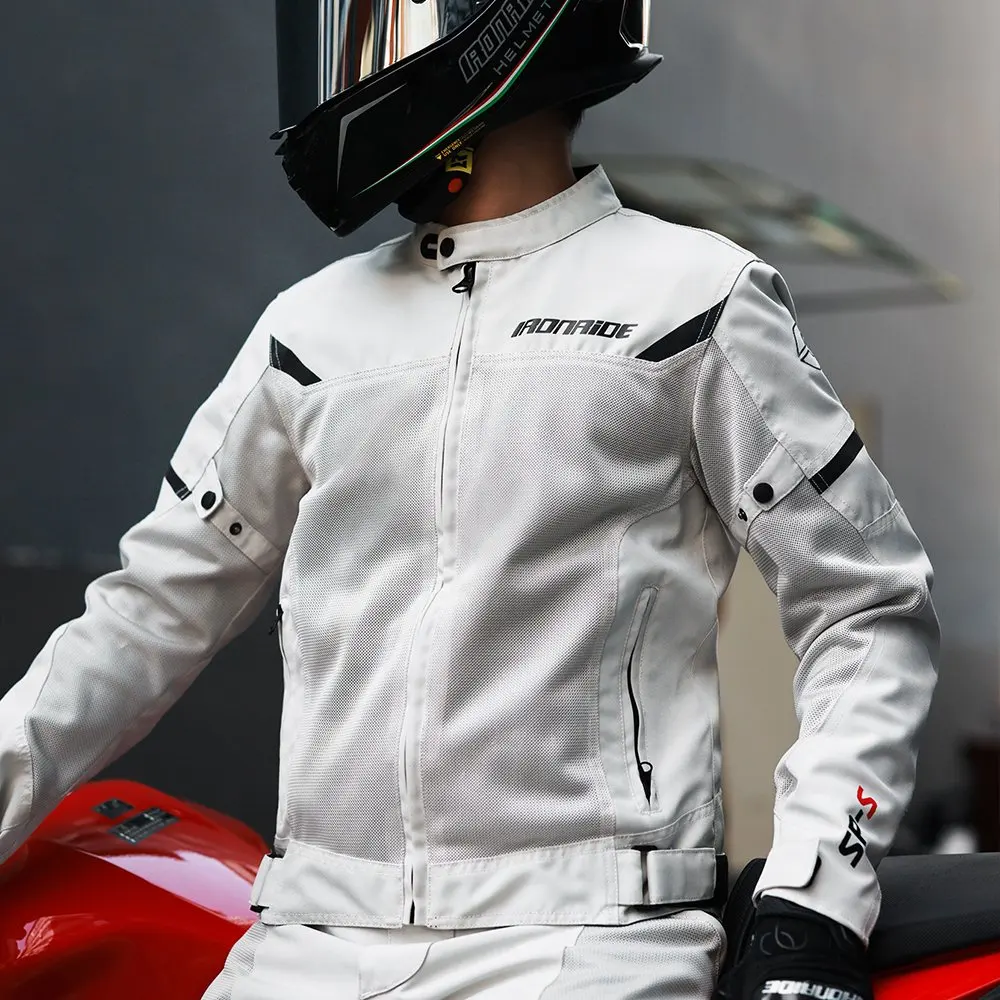 Motorcycle Jacket Wear Resistant Anti Drop Summer Breathable Motorcycle Riding Jacket Men's Mesh Breathable Moto Clothing
Motorcycle Jacket Wear Resistant Anti Drop Summer Breathable Motorcycle Riding Jacket Men's Mesh Breathable Moto Clothing