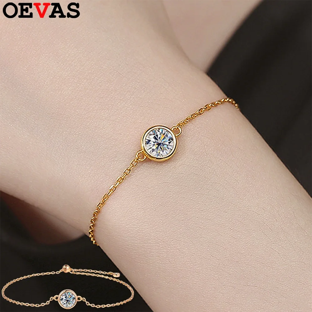 OEVAS 1CT муассанит пузырьковый браслет для женщин 100% серебро S925 сверкающий круглый лабораторный бриллиант ручная цепочка вечерние ювелирные изделия
OEVAS 1CT муассанит пузырьковый браслет для женщин 100% серебро S925 сверкающий круглый лабораторный бриллиант ручная цепочка вечерние ювелирные изделия