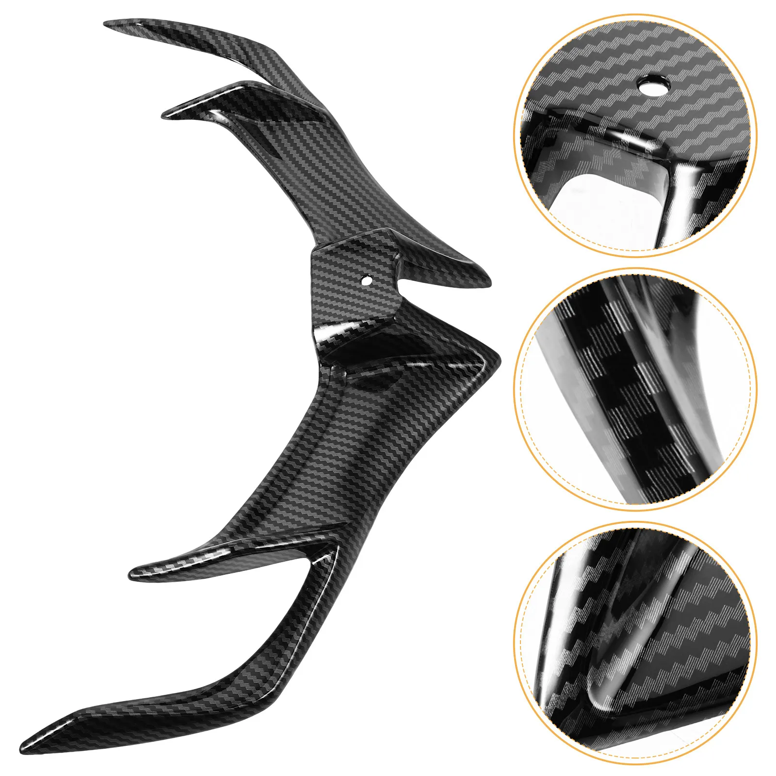 for Motorbike ABS Fairing Styling Spoiler Wing Enhanced Appearance Aerodynamic Performance Easy Fit Universal
for Motorbike ABS Fairing Styling Spoiler Wing Enhanced Appearance Aerodynamic Performance Easy Fit Universal