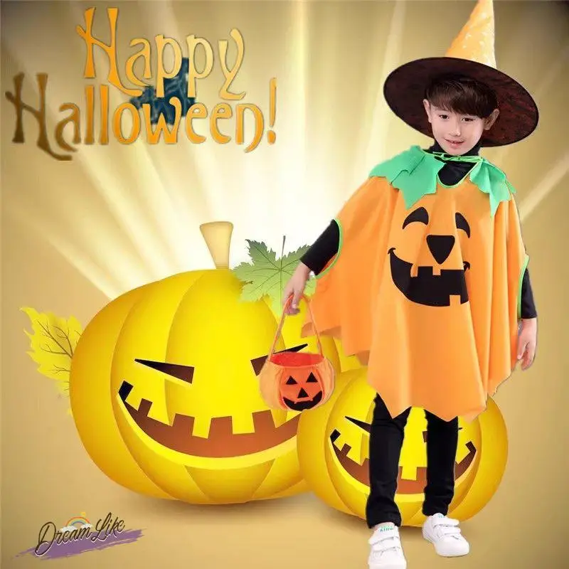 Children's Halloween Pumpkin Costume Cute Pumpkin Shaped Outfit Cartoon Robe Coat Boy's Pumpkin Suit Fall Season New Arrival
Children's Halloween Pumpkin Costume Cute Pumpkin Shaped Outfit Cartoon Robe Coat Boy's Pumpkin Suit Fall Season New Arrival
