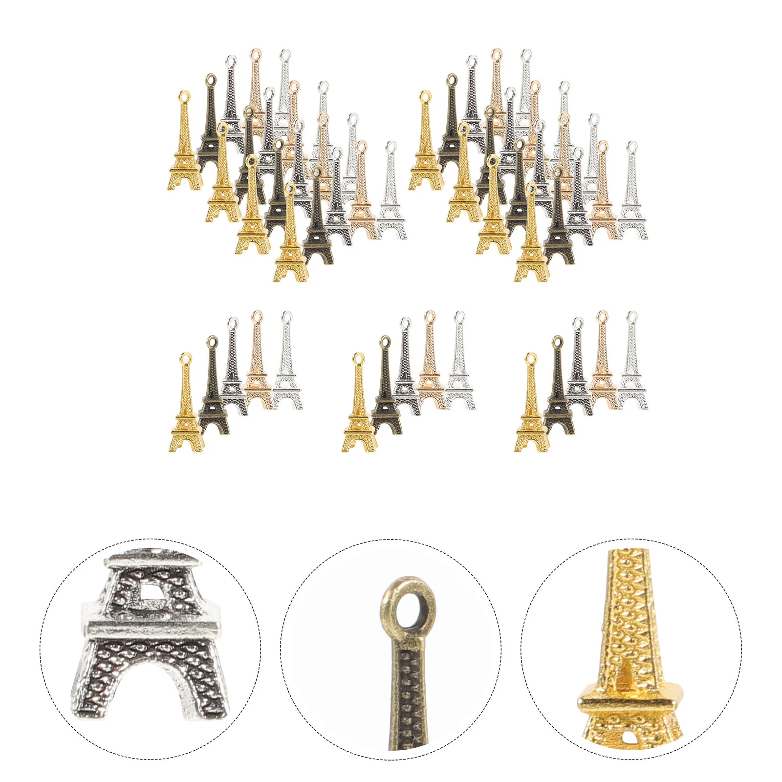 60 Pcs Keychain Eiffel Tower Pendant Keyring Charm Mini Jewelry Accessories Hanging
60 Pcs Keychain Eiffel Tower Pendant Keyring Charm Mini Jewelry Accessories Hanging