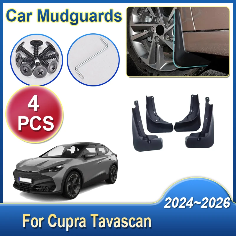 Car Mud Flaps For Cupra Tavascan 2026~2024 VW ID. UNYX 06 Front Rear Fenders Mudguards Mudflaps Splash Guards Wheel Accessories
Car Mud Flaps For Cupra Tavascan 2026~2024 VW ID. UNYX 06 Front Rear Fenders Mudguards Mudflaps Splash Guards Wheel Accessories