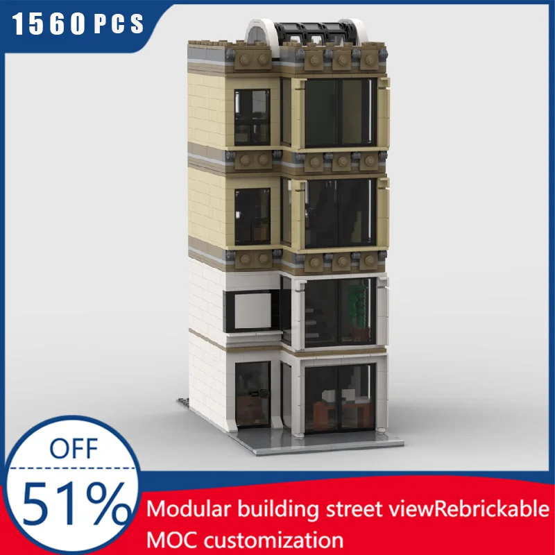 1560 PCS MOC Tall Elegant Office Building Modular Building Blocks Modern Architecture Model Display Toys Kids DIY Assembly Gifts
1560 PCS MOC Tall Elegant Office Building Modular Building Blocks Modern Architecture Model Display Toys Kids DIY Assembly Gifts
