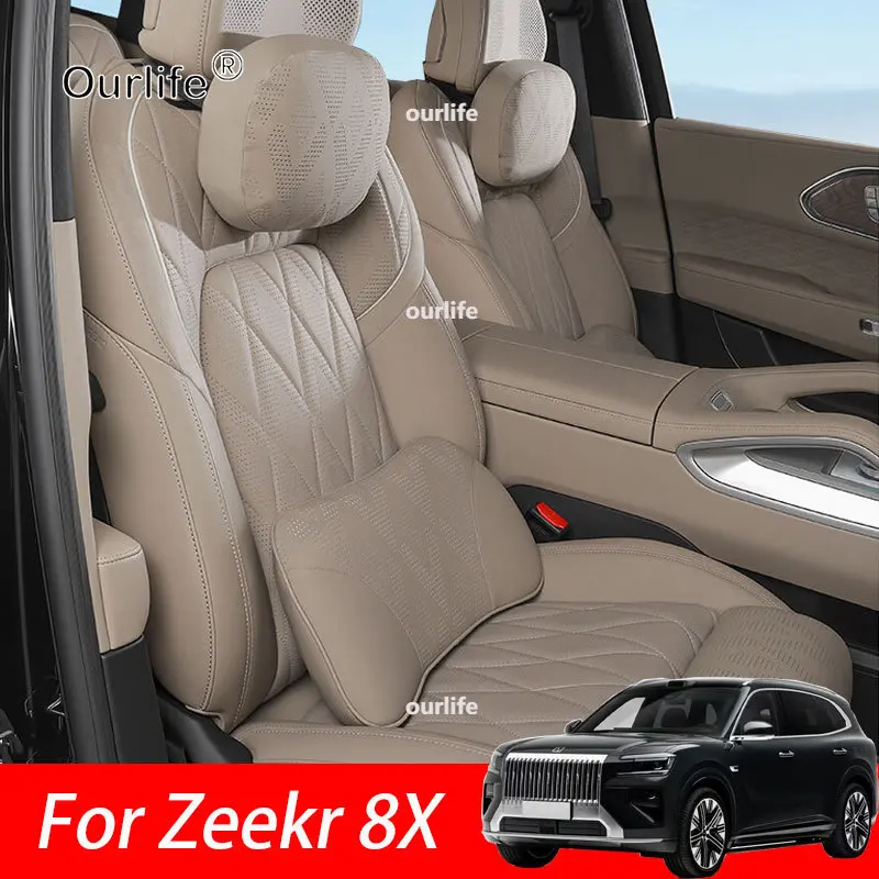 For Zeekr 8X 2026 2027 Car Leather Memory Foam Pillows Neck Pillow headrest lumbar support Car Accessories
For Zeekr 8X 2026 2027 Car Leather Memory Foam Pillows Neck Pillow headrest lumbar support Car Accessories