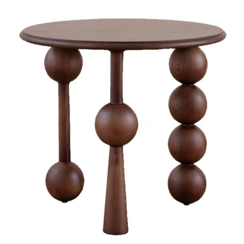 Solid wood small round table coffee table French retro home living room sofa corner table solid wood round table
Solid wood small round table coffee table French retro home living room sofa corner table solid wood round table