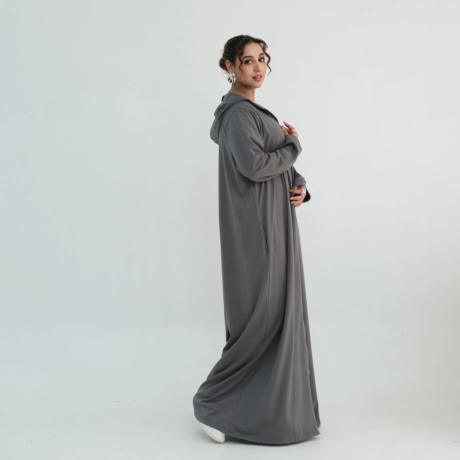 Eid Djellaba Dubai Loose Hooded Abayas Dress Full Zipper Front Muslim Long Women Dress Ramadan Islamic Clothing Turkey Robe Gown
Eid Djellaba Dubai Loose Hooded Abayas Dress Full Zipper Front Muslim Long Women Dress Ramadan Islamic Clothing Turkey Robe Gown
